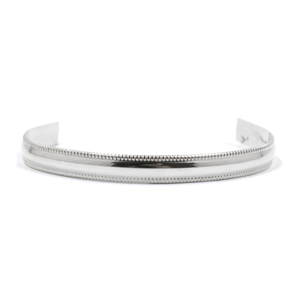 Silver Noémie Milgrain Cuff
